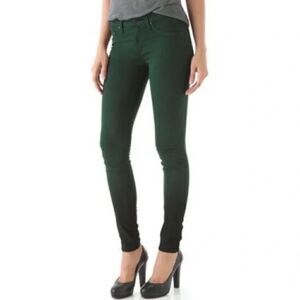 Rag & Bone Ombré Green jean legging Women Size 25